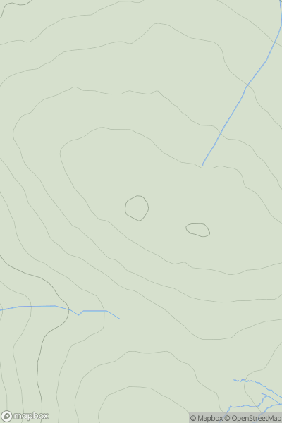 Thumbnail image for Burn Moor [Lancashire, Cheshire and S Pennines] showing contour plot for surrounding peak